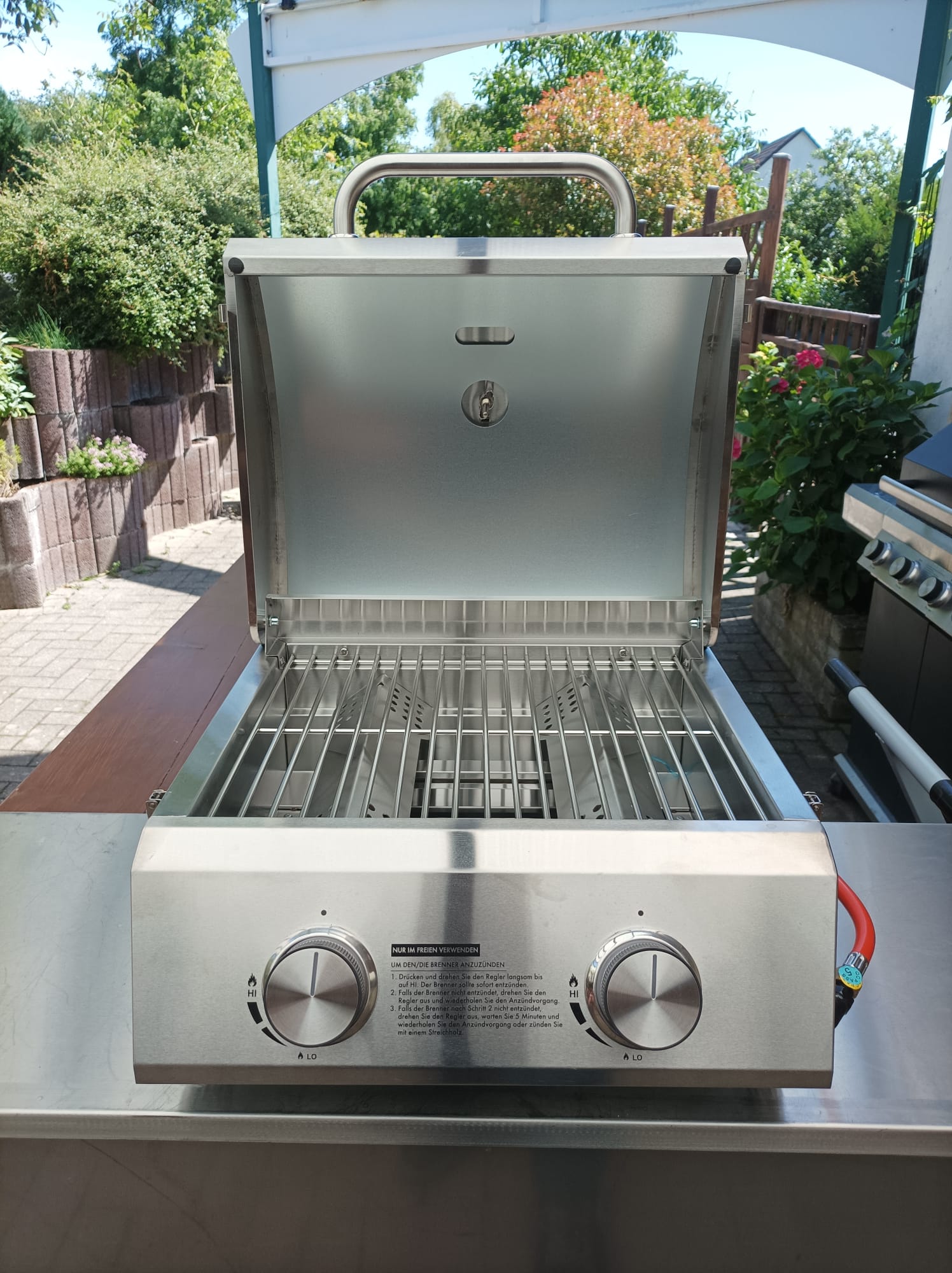 Tisch Gas-Grill / 2 Brenner